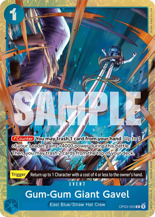OP03-055 - Gum-Gum Giant Gavel