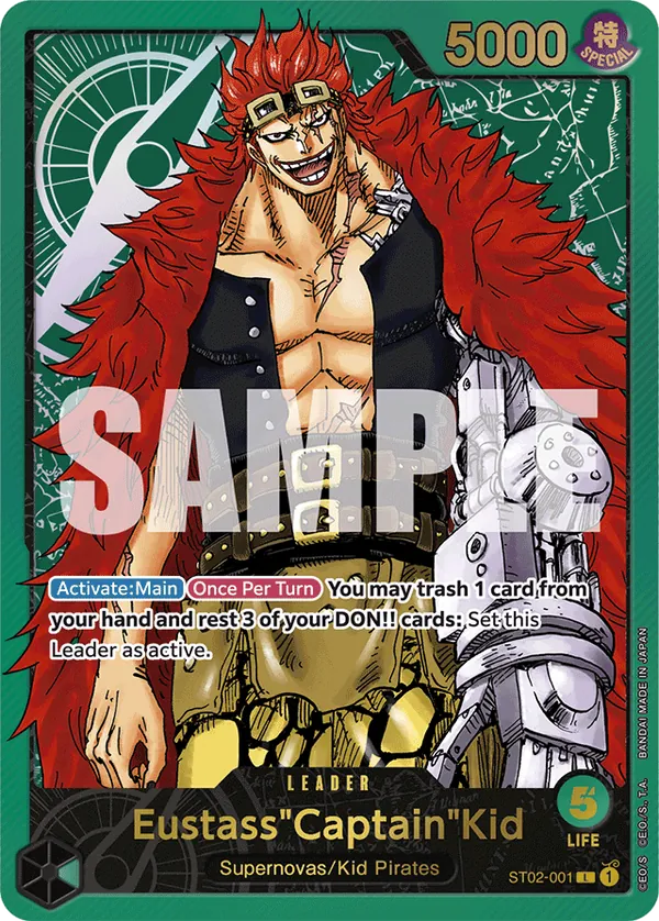 ST02-001 - Eustass”Captain”Kid