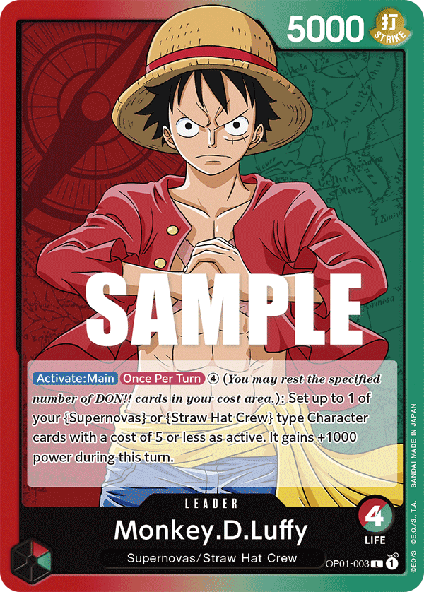 OP01-003 - Monkey D. Luffy