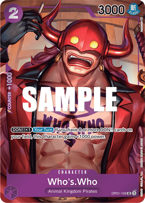 OP01-109 - Who’s Who