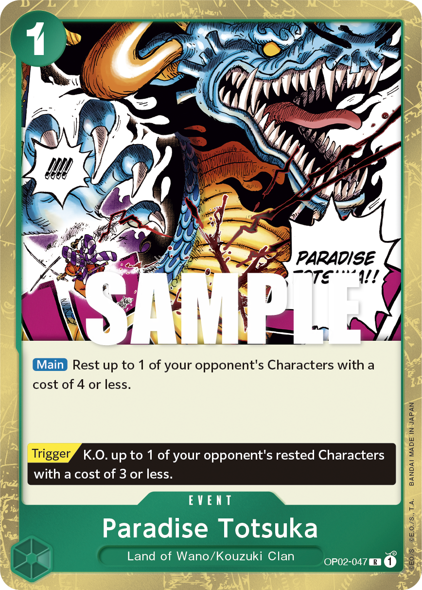 OP02-047 - Paradise Totsuka