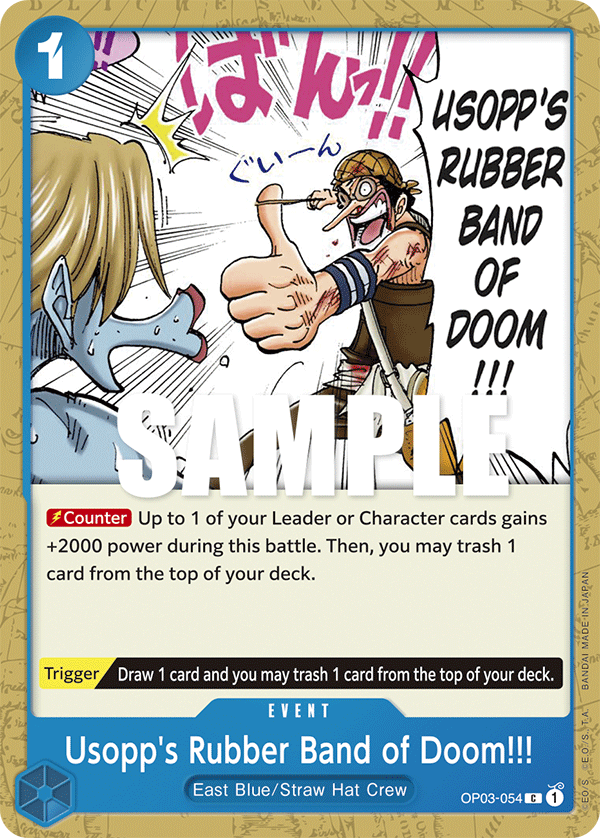 OP03-054 - Usopp’s Rubber Band of Doom!!!