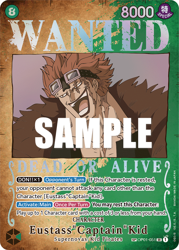 OP03-OP01-051 - Eustass “Captain” Kid