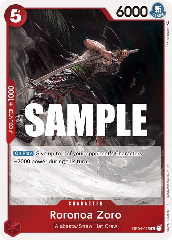 OP04-015 - Roronoa Zoro