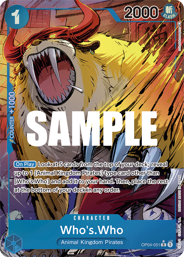 OP04-051 - Who’s Who