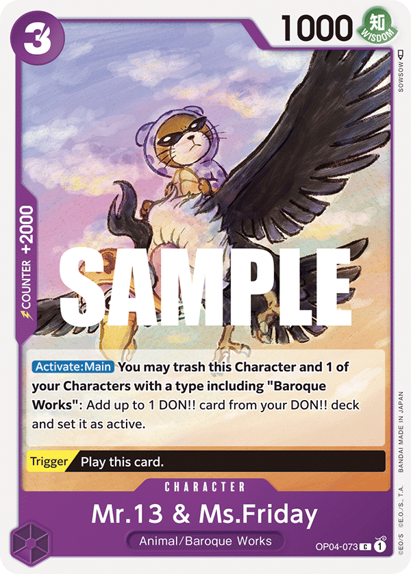 OP04-073 - Mr. 13 & Ms. Friday