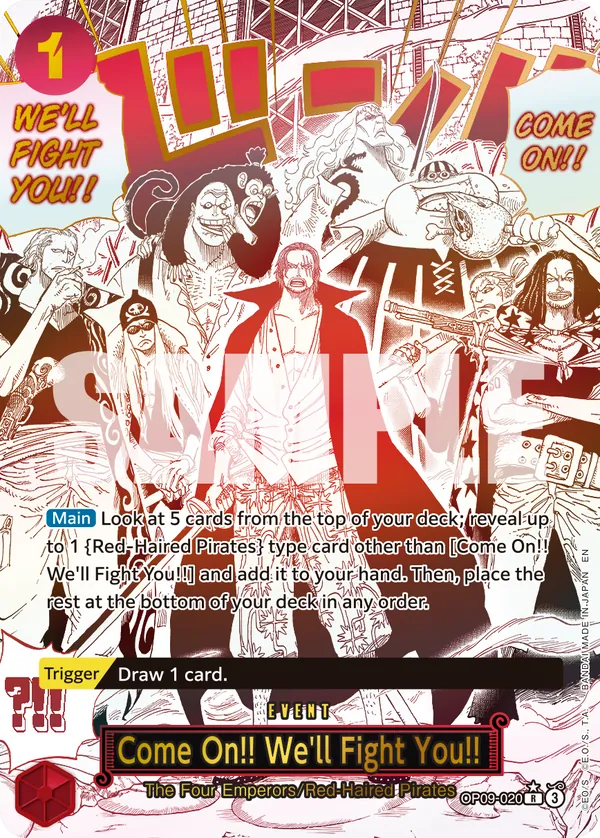 PRB02-OP09-020 - Come On!! We'll Fight You!!