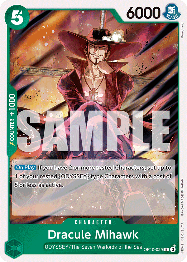 OP10-029 - Dracule Mihawk - Montrestore