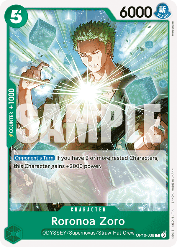 OP10-038 - Roronoa Zoro - Montrestore