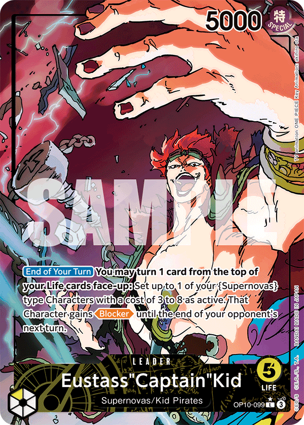 OP10-099 - Eustass"Captain"Kid - Montrestore