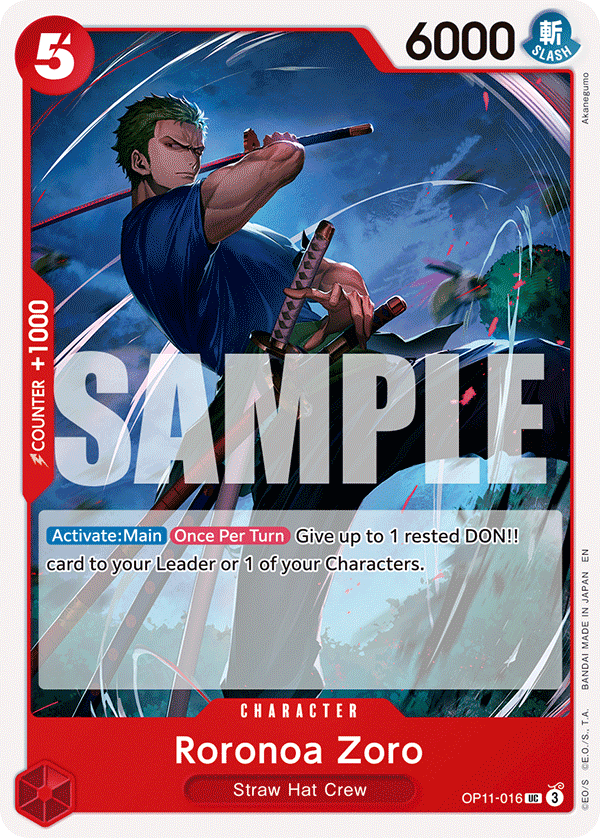 OP11-016 - Roronoa Zoro