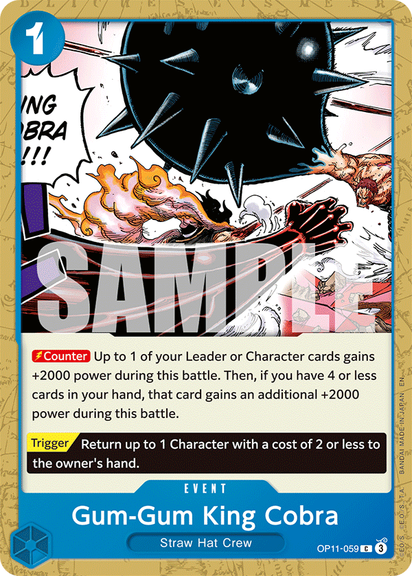 OP11-059 - Gum-Gum King Cobra