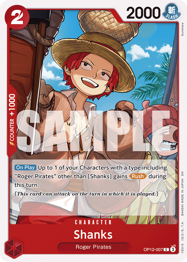 OP12-007 - Shanks