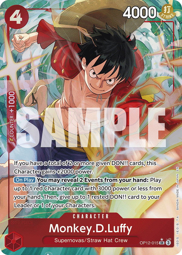 OP12-015 - Monkey D. Luffy