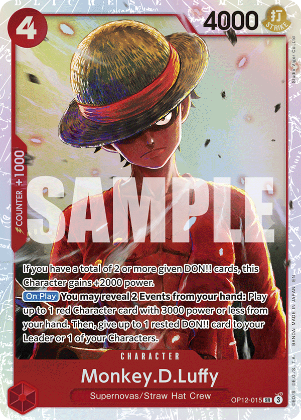 OP12-015 - Monkey D. Luffy