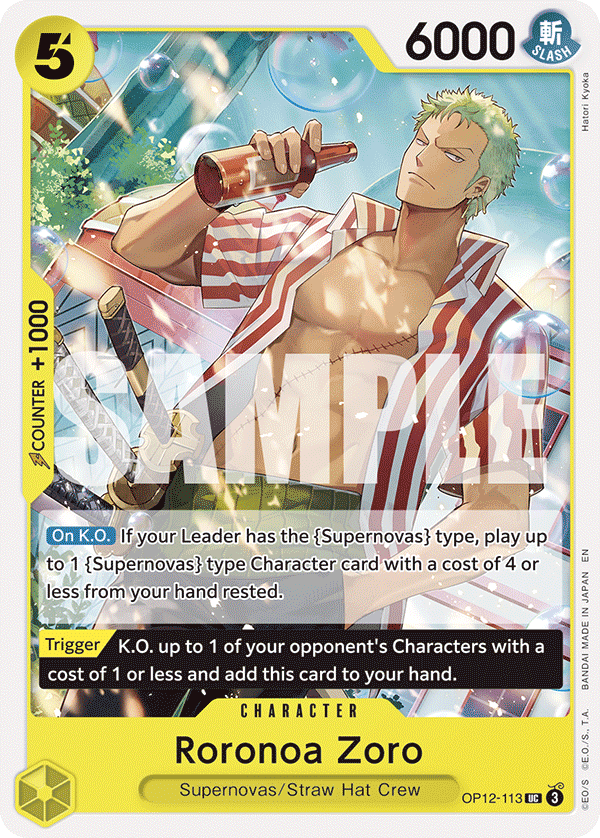 OP12-113 - Roronoa Zoro