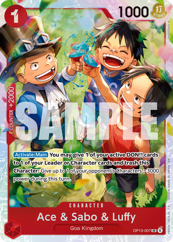 OP13-007 - Ace & Sabo & Luffy