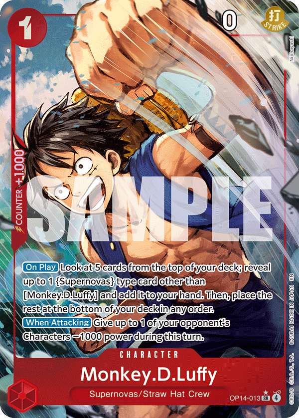 OP14-013 - Monkey D. Luffy