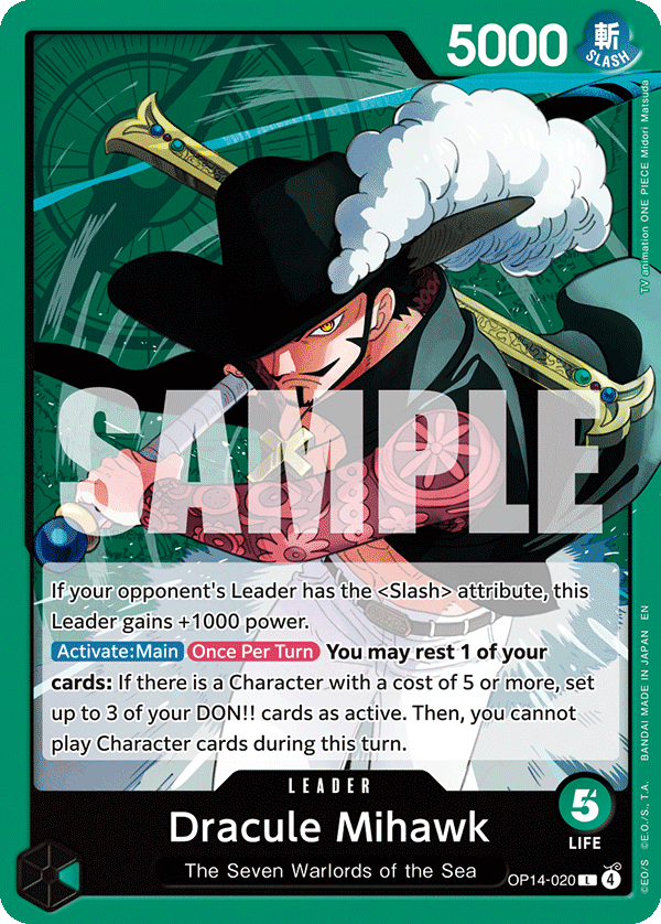 OP14-020 - Dracule Mihawk