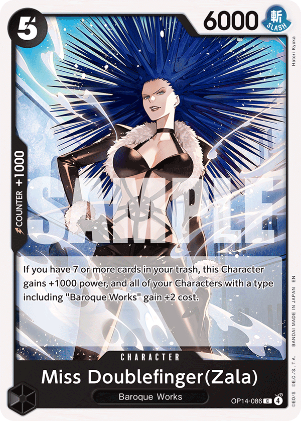 OP14-086 - Miss Doublefinger(Zala)