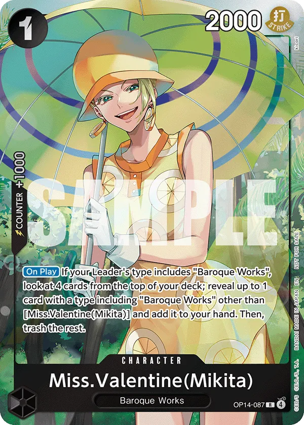 OP14-087 - Miss. Valentine(Mikita)