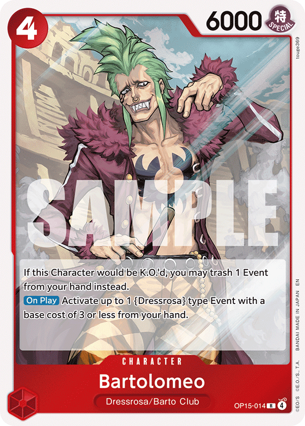 OP15-014 - Bartolomeo