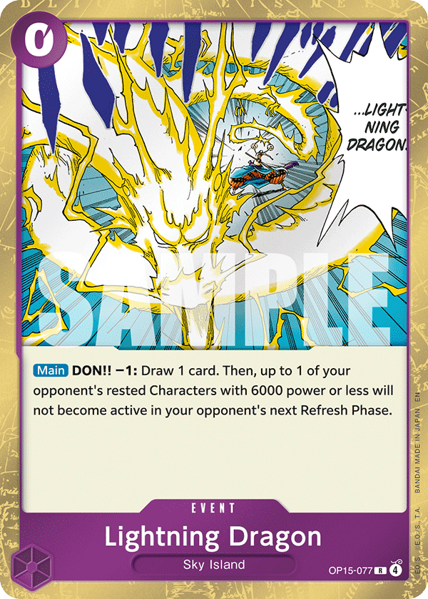 OP15-077 - Lightning Dragon