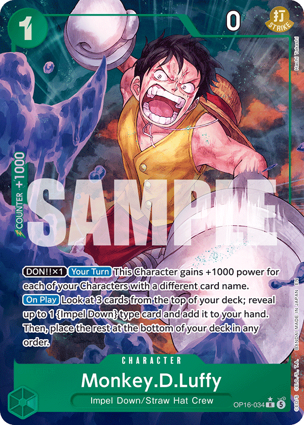 OP16-034 - Monkey D. Luffy