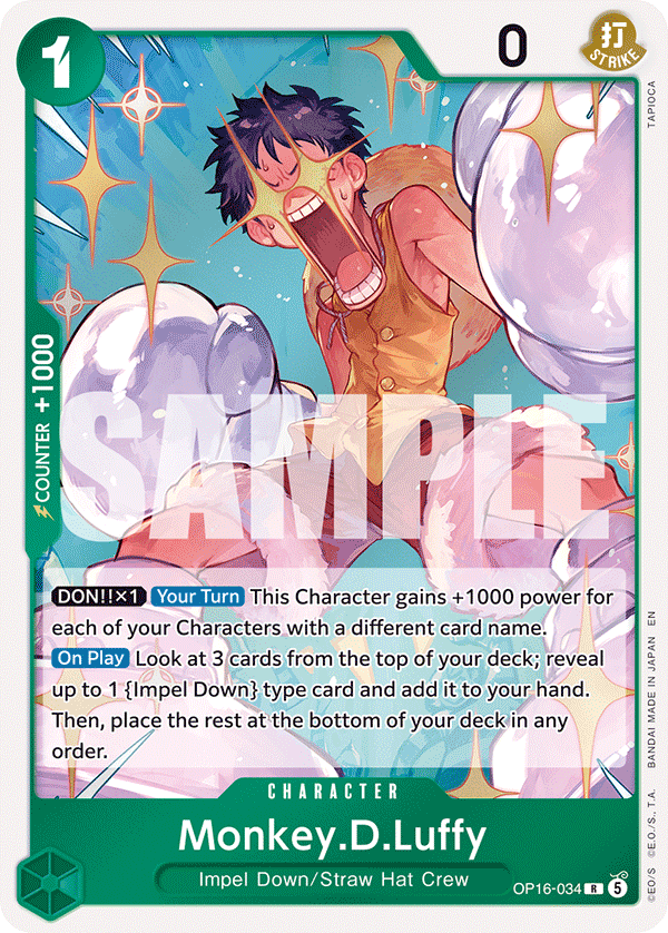 OP16-034 - Monkey D. Luffy