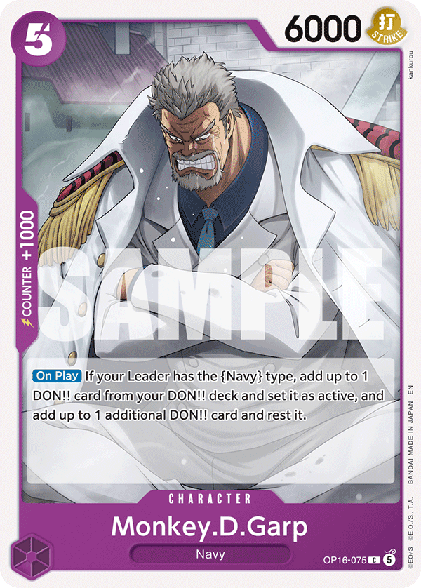 OP16-075 - Monkey D. Garp
