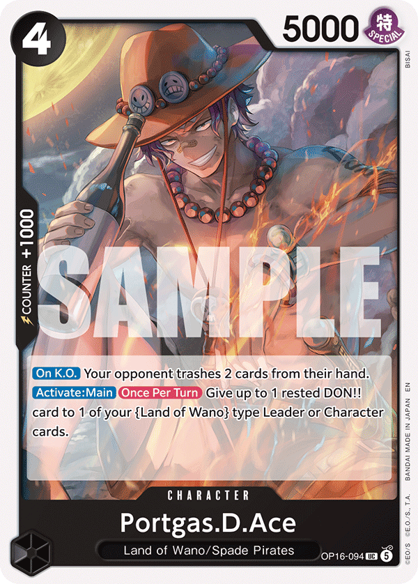 OP16-094 - Portgas D. Ace