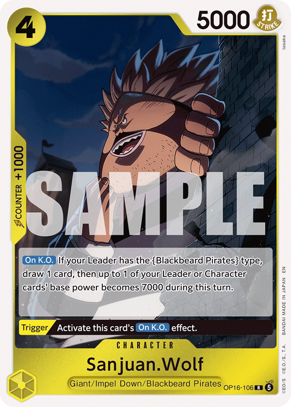 OP16-106 - Sanjuan Wolf