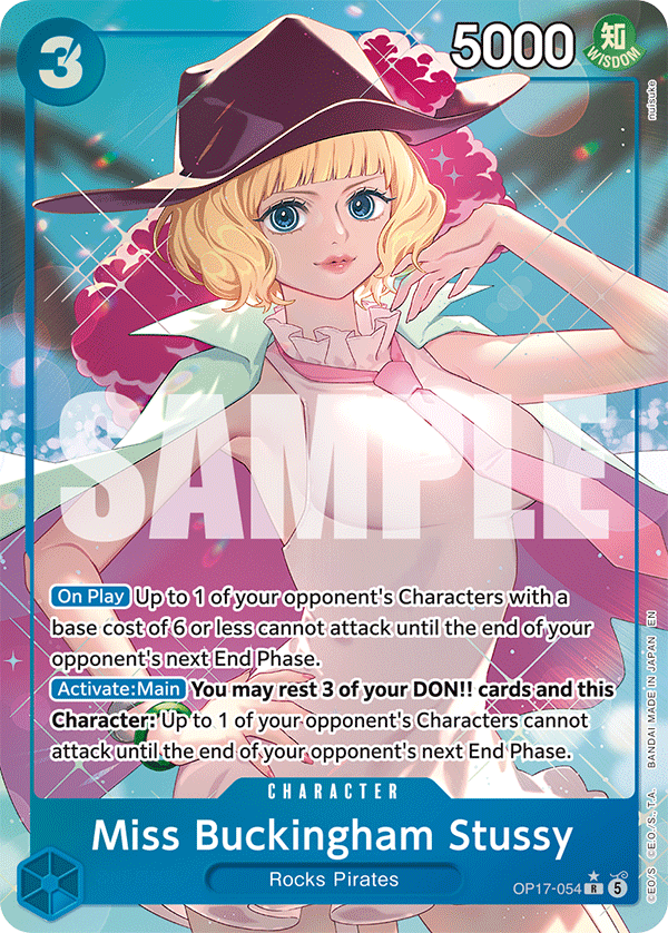 OP17-054 - Miss Buckingham Stussy