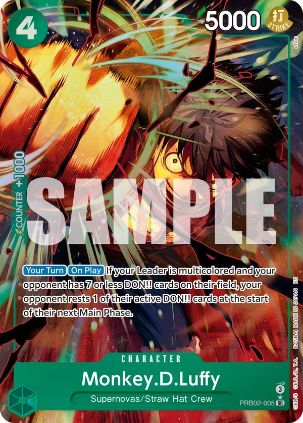PRB02-005 - Monkey D. Luffy