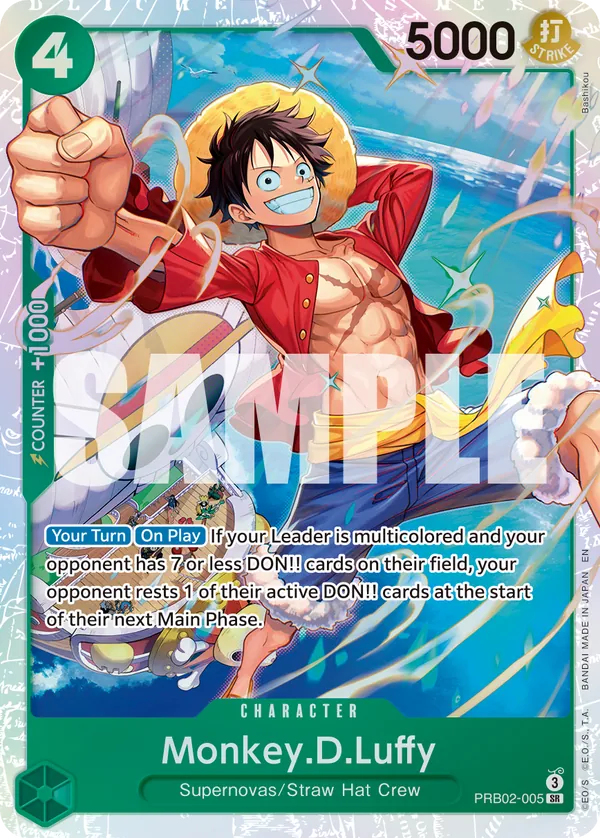 PRB02-005 - Monkey D. Luffy