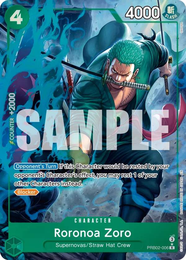 PRB02-006 - Roronoa Zoro