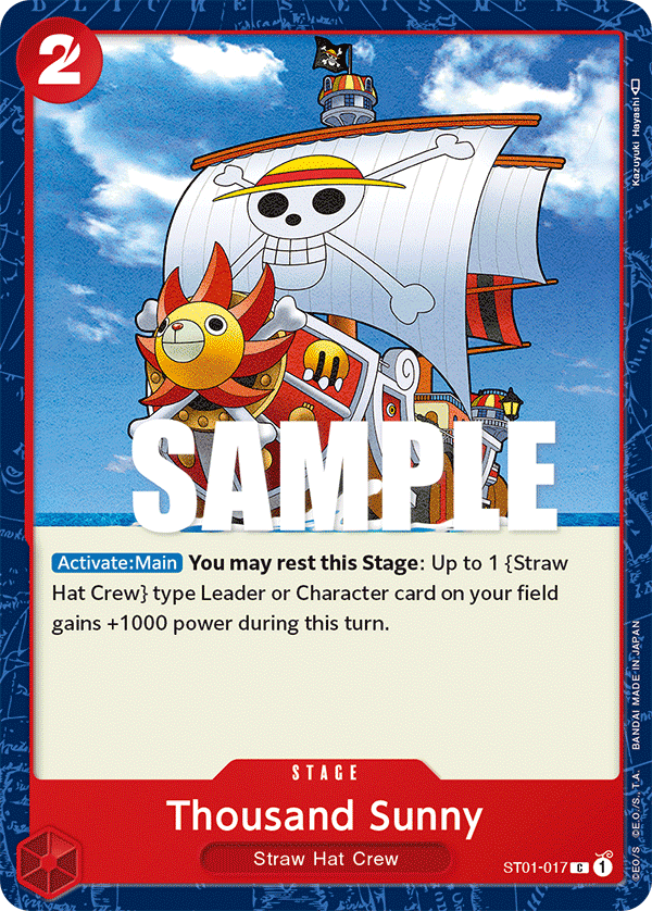 ST01-017 - Thousand Sunny