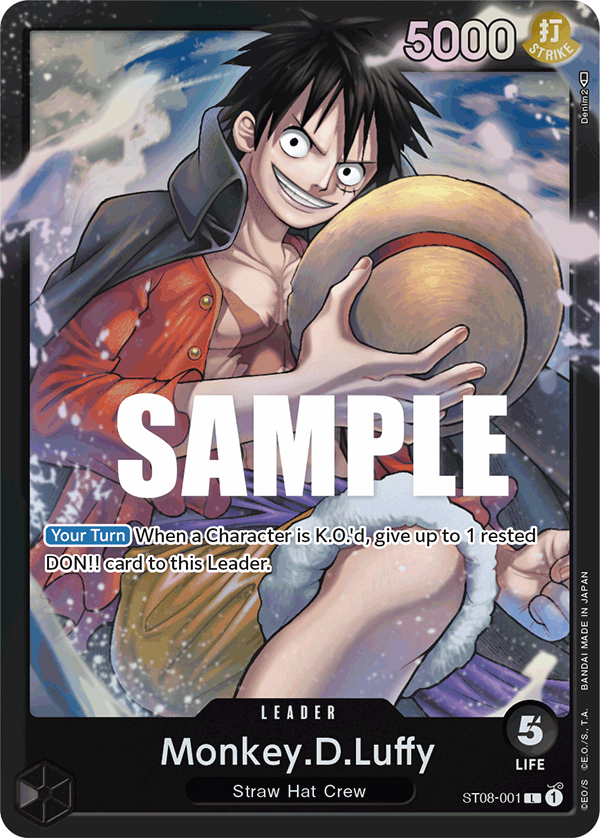 ST08-001 - Monkey D. luffy