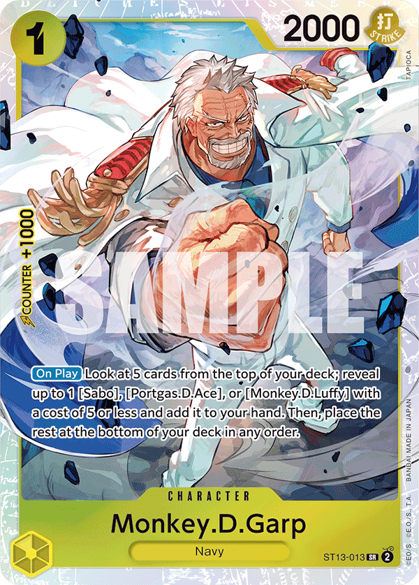 ST13-013 - Monkey D. Garp