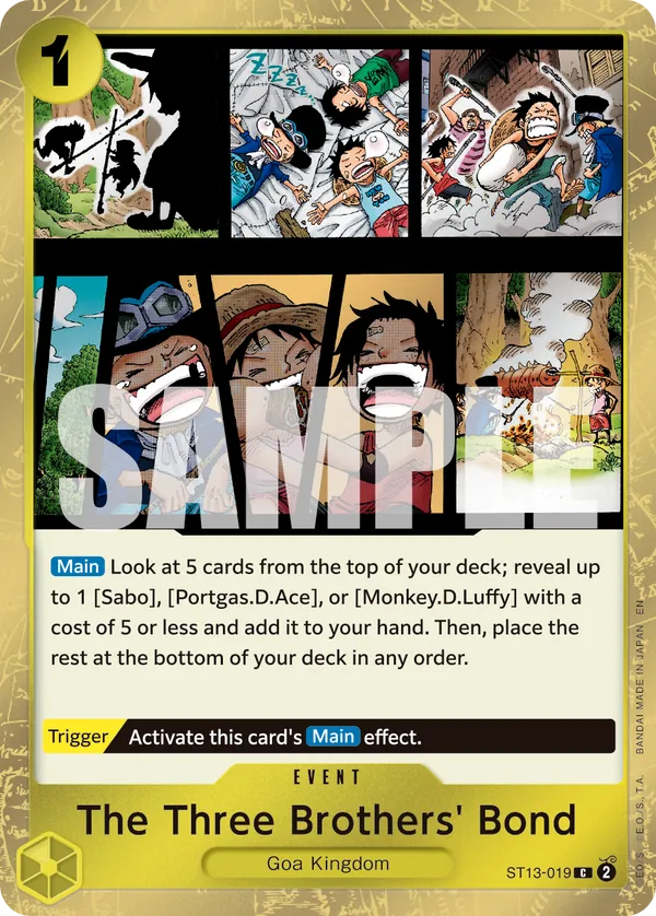 ST13-019 - The Three Brothers' Bond