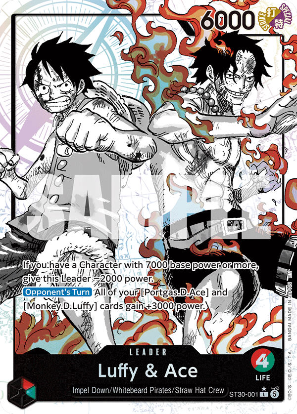 ST30-001 - Luffy & Ace