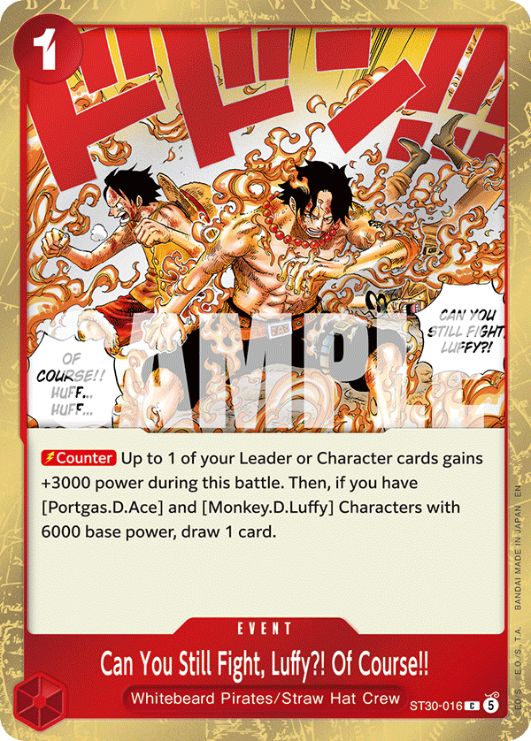 ST30-016 - Can You Still Fight, Luffy?! Of Course!!