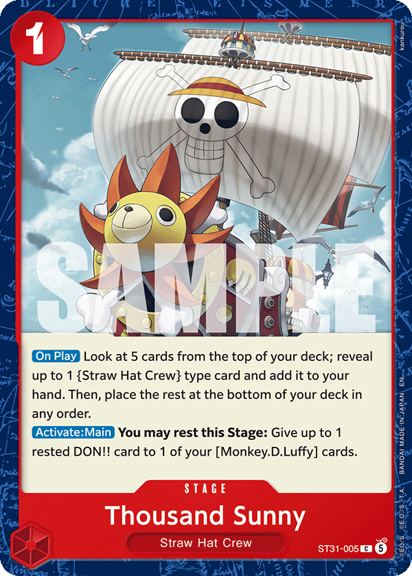 ST31-005 - Thousand Sunny