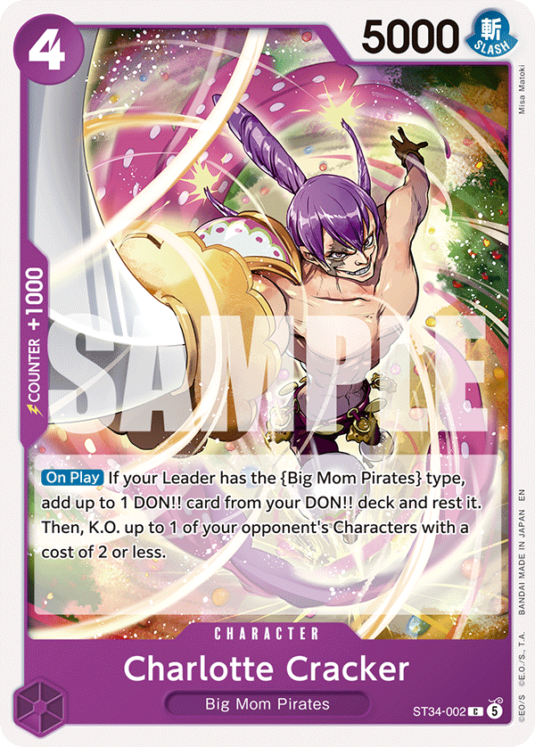 ST34-002 - Charlotte Cracker