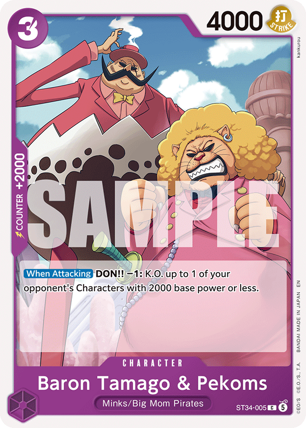 ST34-005 - Baron Tamago & Pekoms