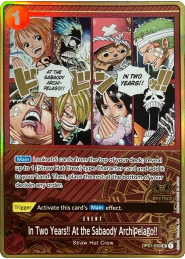 OP01-030 - In Two Years!! At the Sabaody Archipelago!!