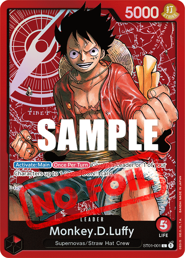 ST01-001 - Monkey D. Luffy