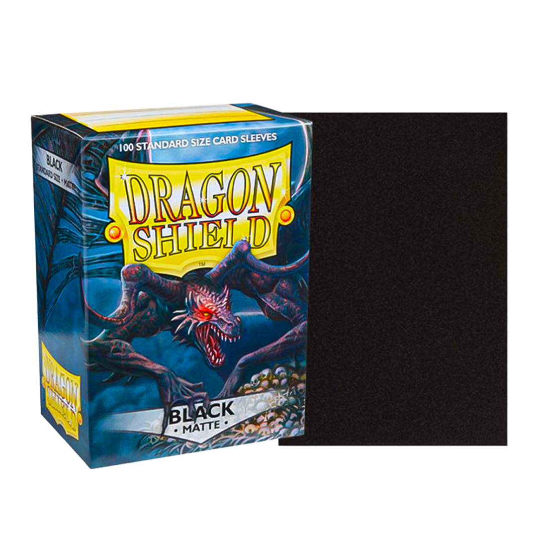 Dragon Shield Standard Sleeves - Matte Black (100)