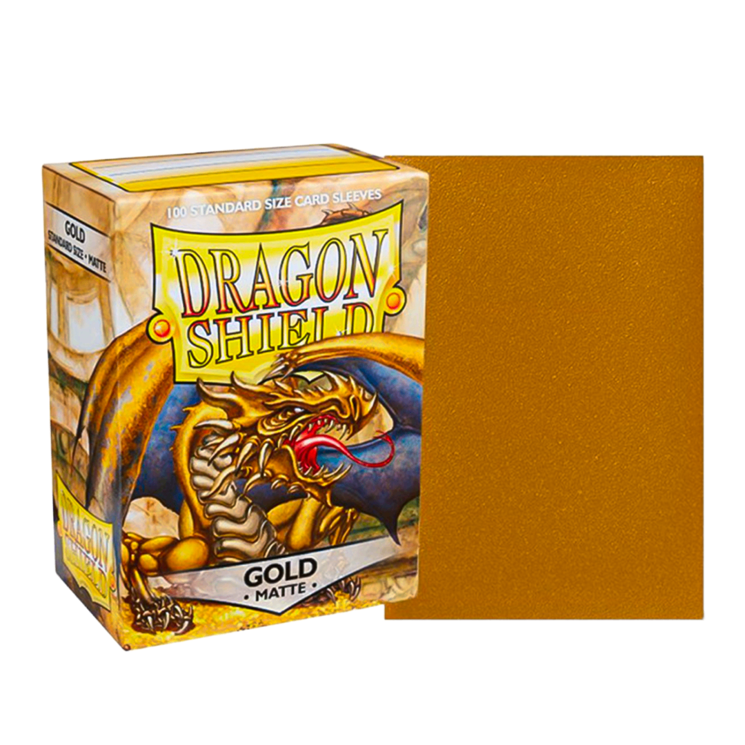 Dragon Shield Standard Sleeves - Matte Gold (100)