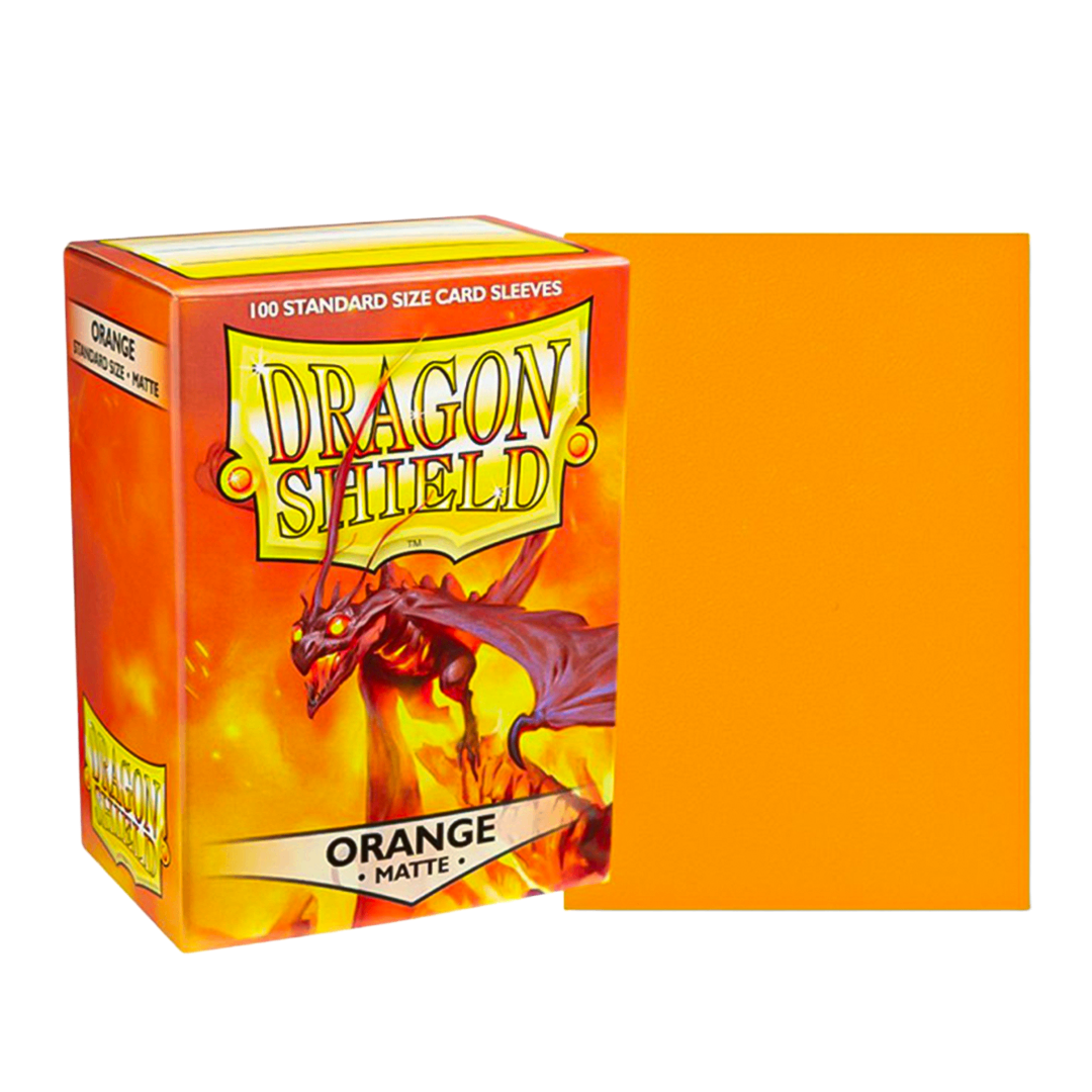 Dragon Shield Standard Sleeves - Matte Orange (100)